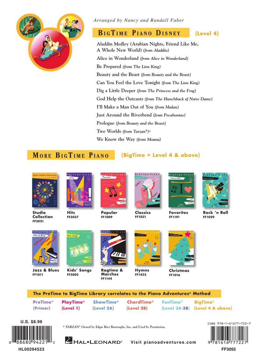 BigTime® Piano Disney Level 4