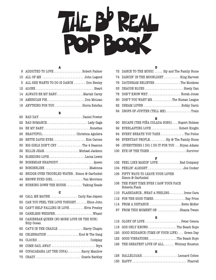 Real Pop Book – Volume 1 Bb Edition