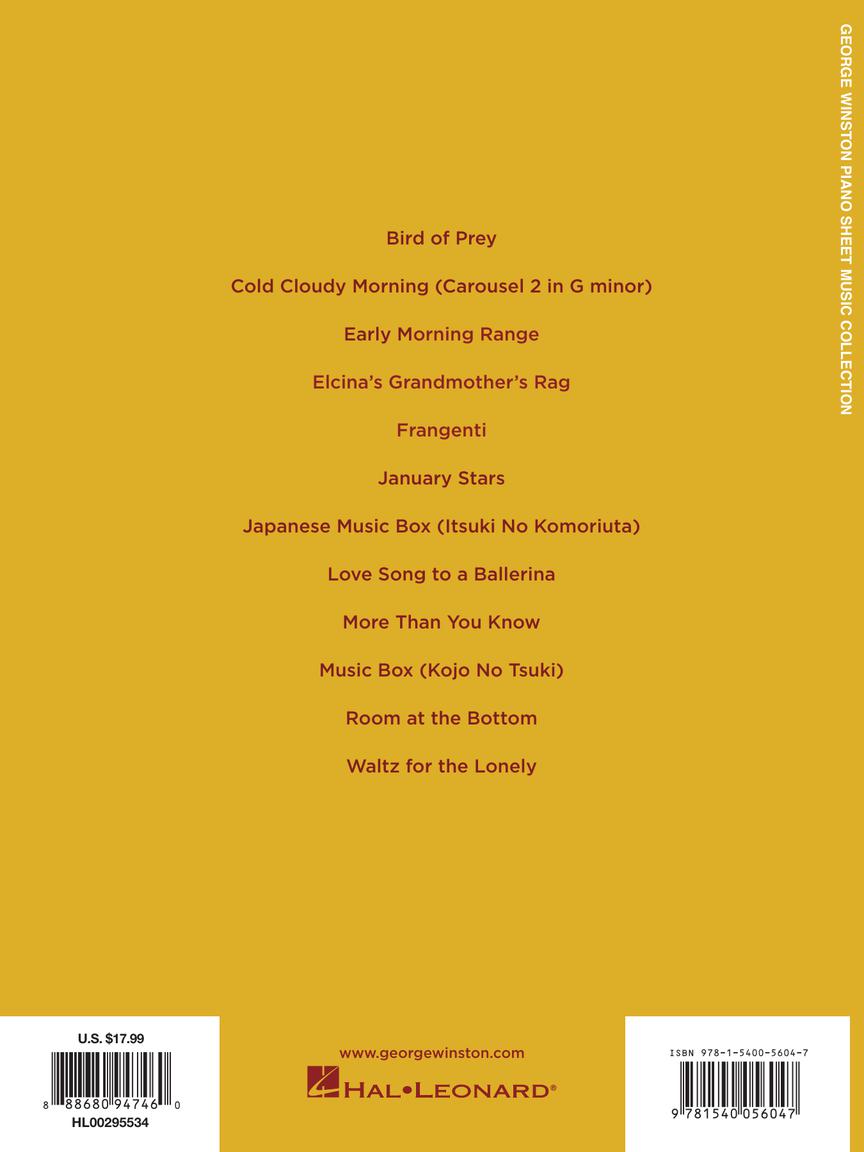 Winston Piano Sheet Music Collection