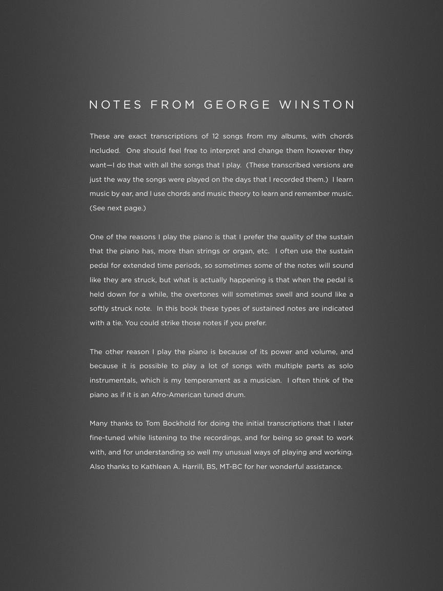 Winston Piano Sheet Music Collection