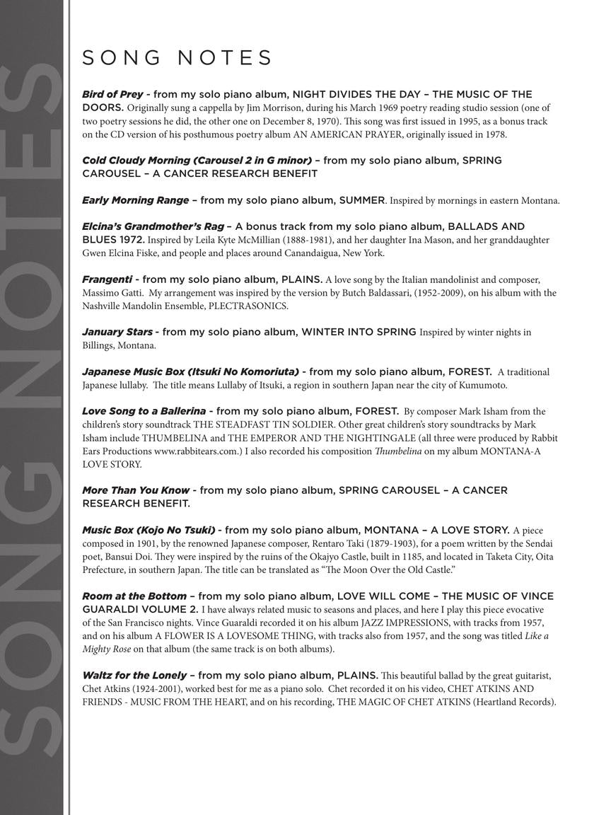 Winston Piano Sheet Music Collection