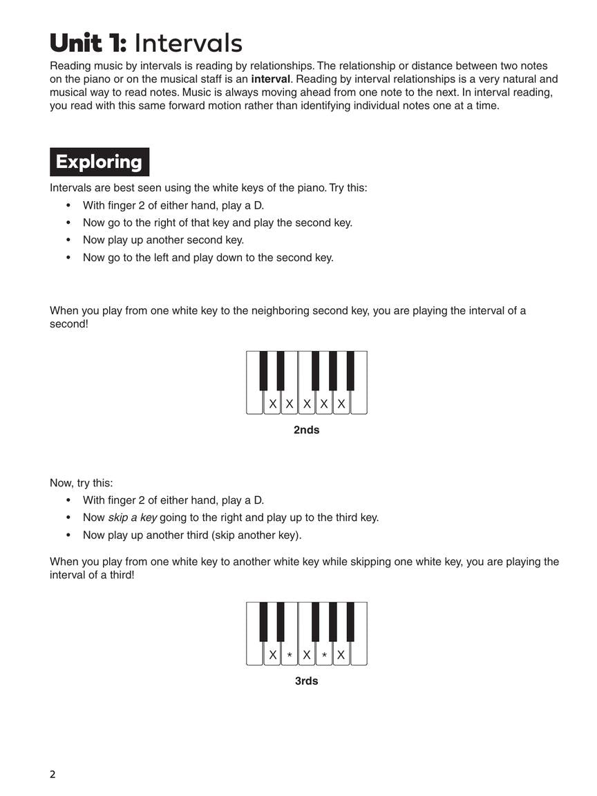 Piano Interval Workbook