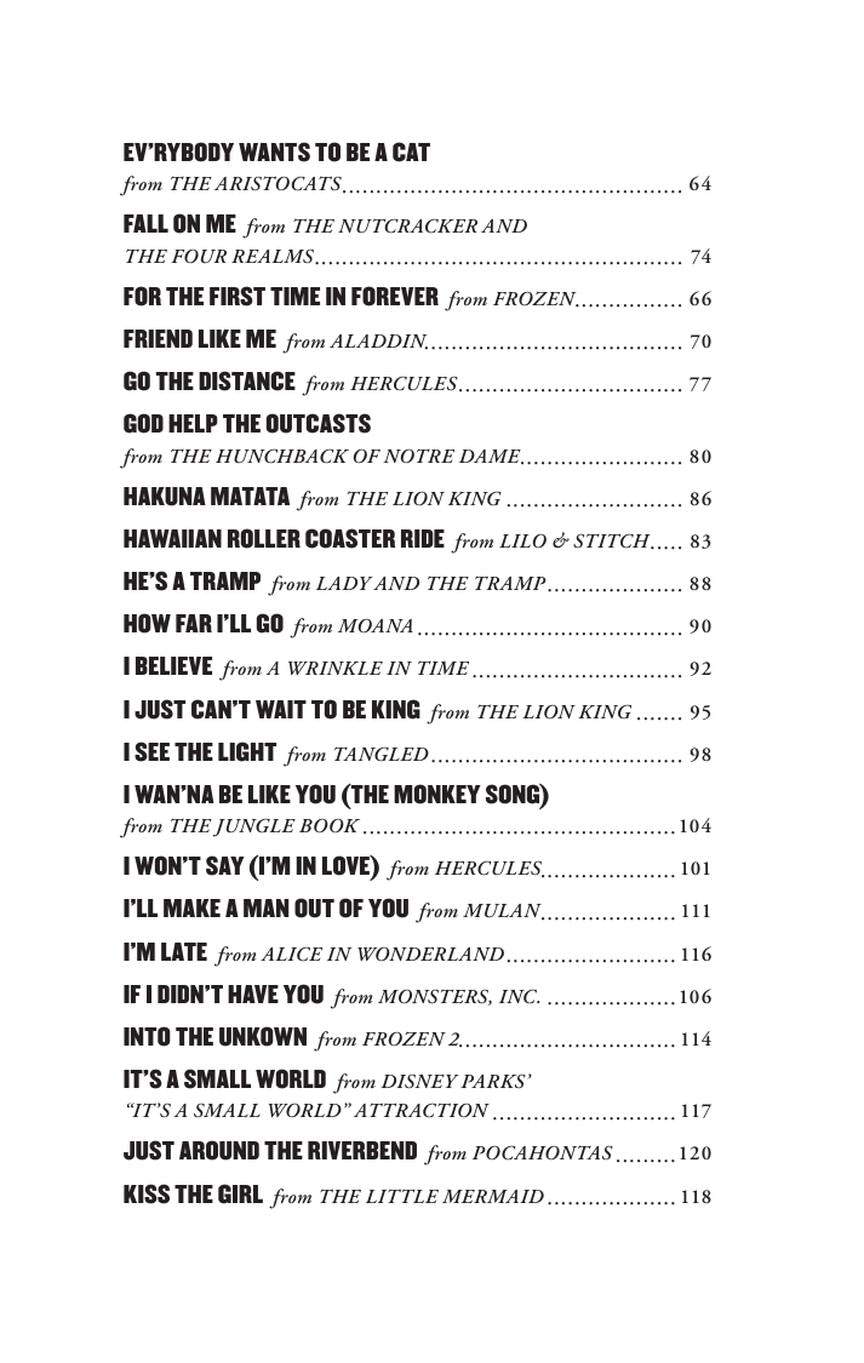 Little Black Disney Songbook