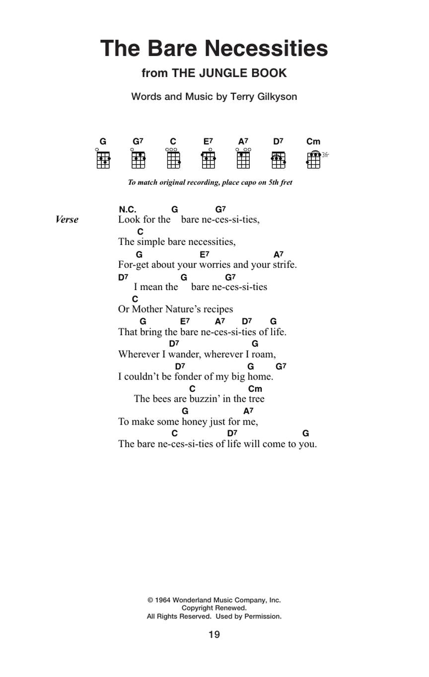 Little Black Disney Songbook for Ukulele