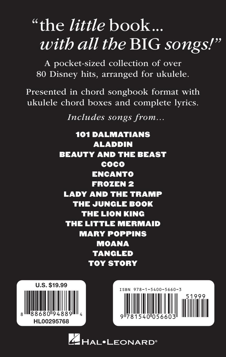 Little Black Disney Songbook for Ukulele