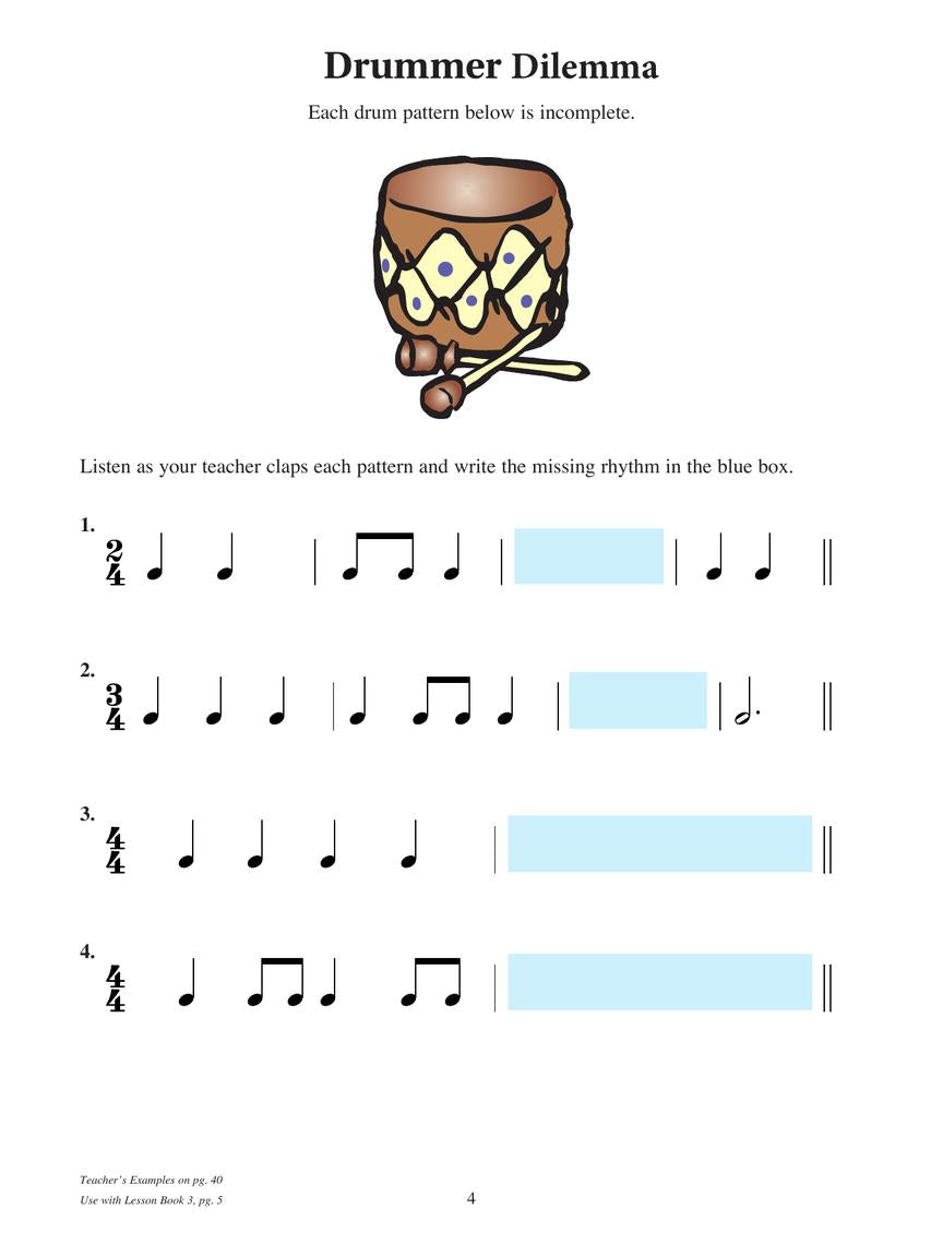 Piano Theory Workbook Book 3 - Hal Leonard Student Piano Library