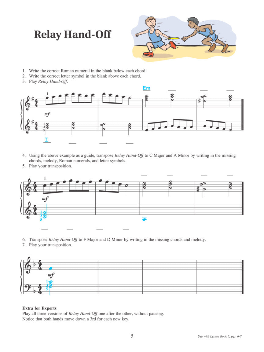 Piano Theory Workbook - Book 5 - Hal Leonard Student Piano Library