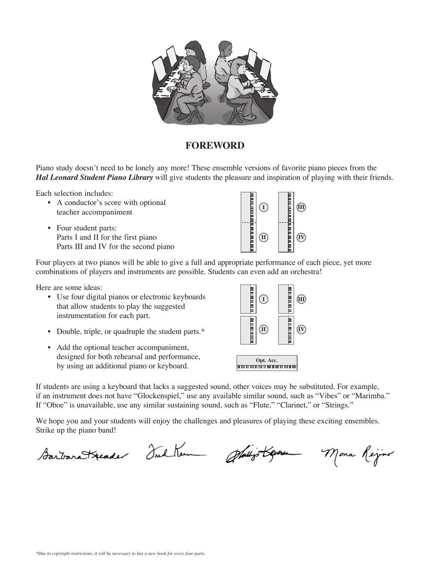 Piano Ensembles Level 2 - Hal Leonard Student Piano Library