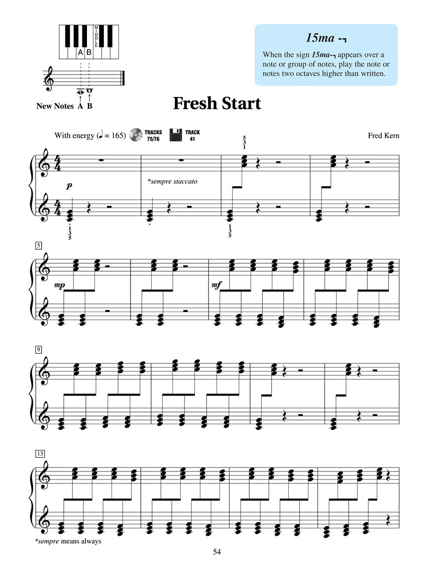 Piano Lessons Book 3 - Hal Leonard Student Piano Library