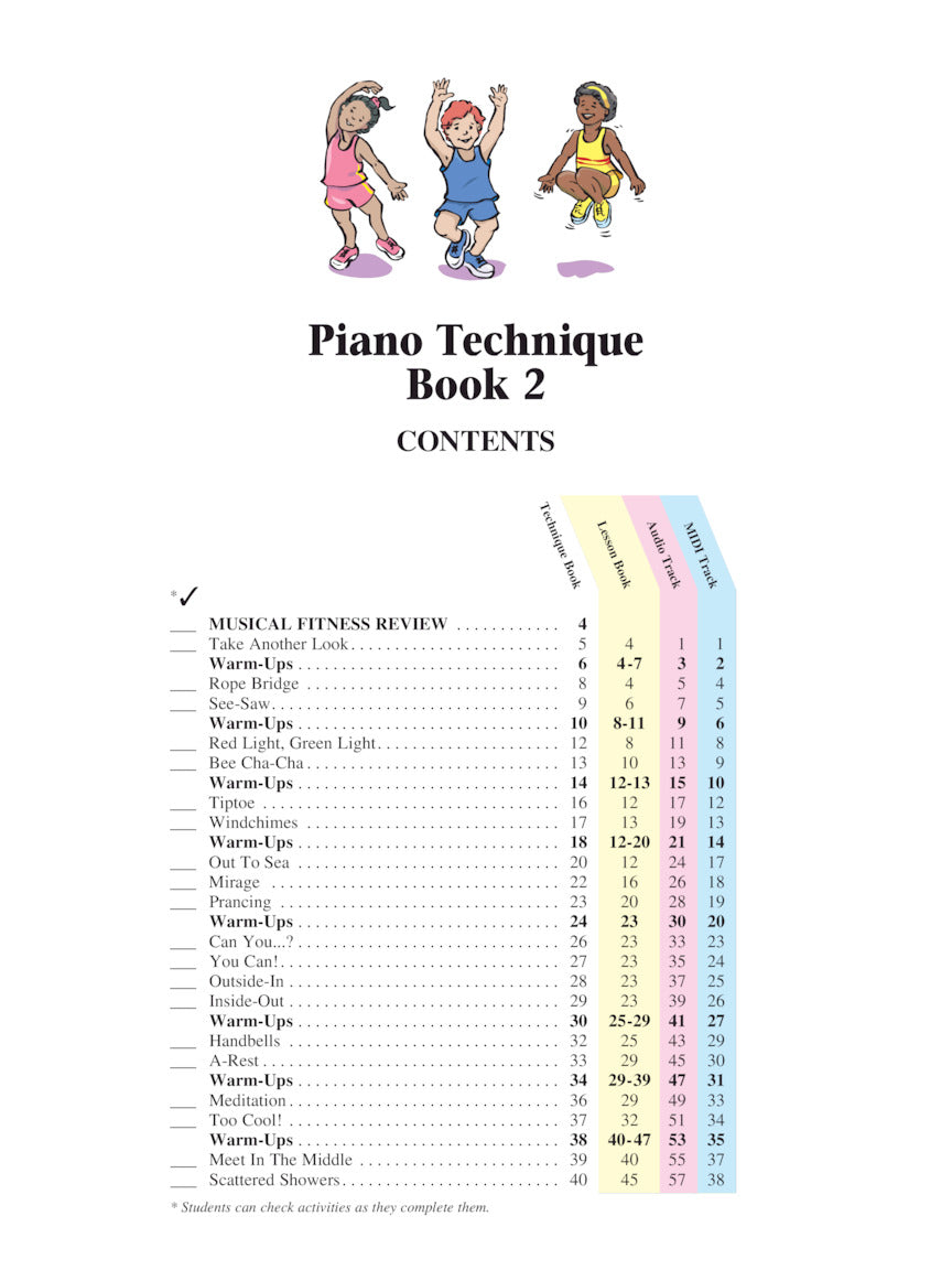 Piano Technique Book 2 - Book/Online Audio