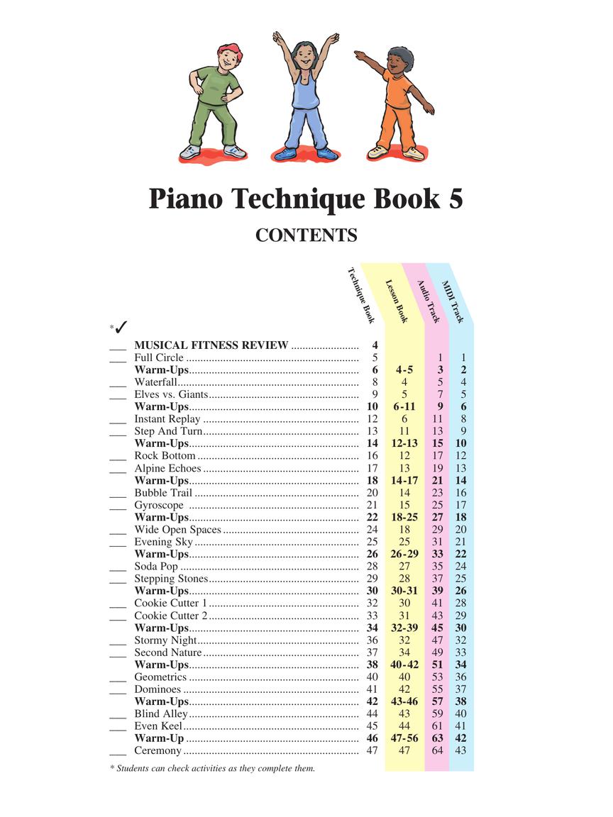 Piano Technique Book 5 - Book/Enhanced CD Pack