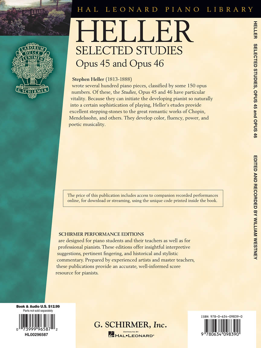 Heller Selected Studies Opus 45 & 46