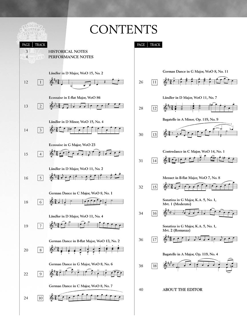 Beethoven Selected Piano Works