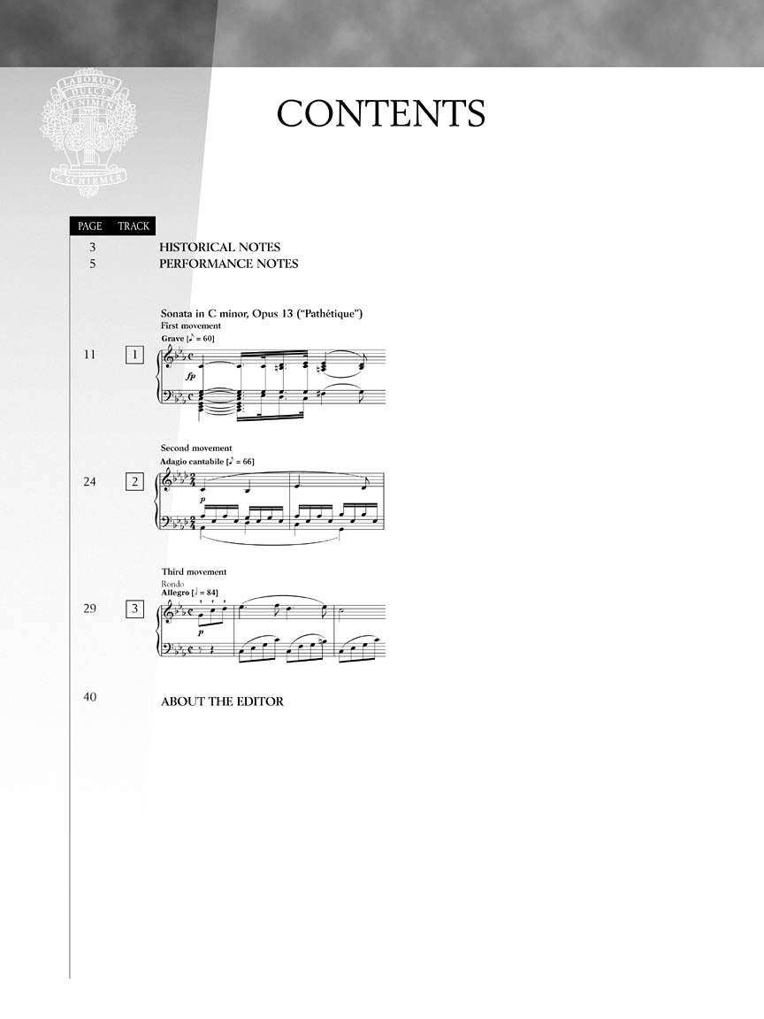 Beethoven Sonata in C Minor, Opus 13 (Pathétique)