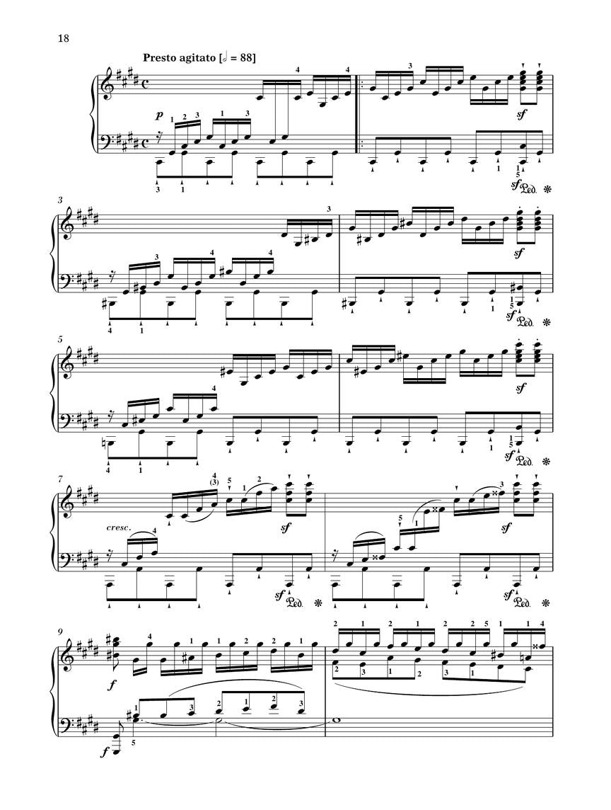 Beethoven, Ludwig van - Sonata in C-Sharp Minor, Opus 27, No. 2 (Moonlight)
