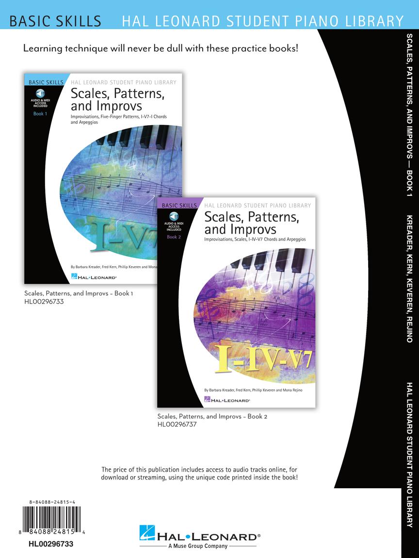 Scales, Patterns and Improvs - Book 1