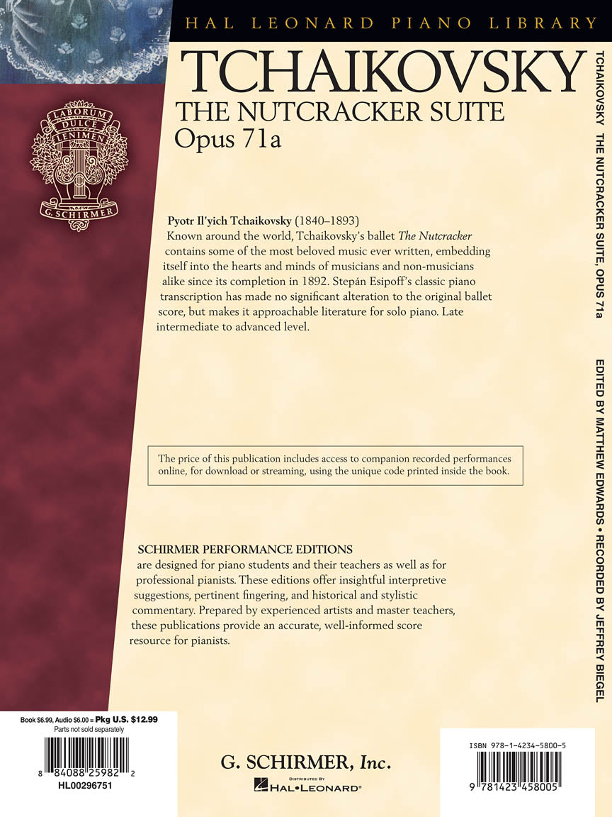 Tchaikovsky Nutcracker Suite, The - Op. 71a