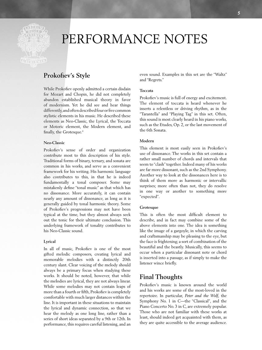 Prokofiev - Music for Children, Op. 65