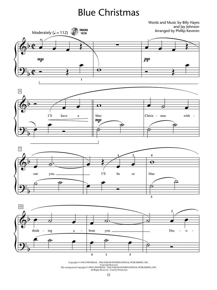 More Christmas Piano Solos - Level 3 - Hal Leonard Student Piano Library