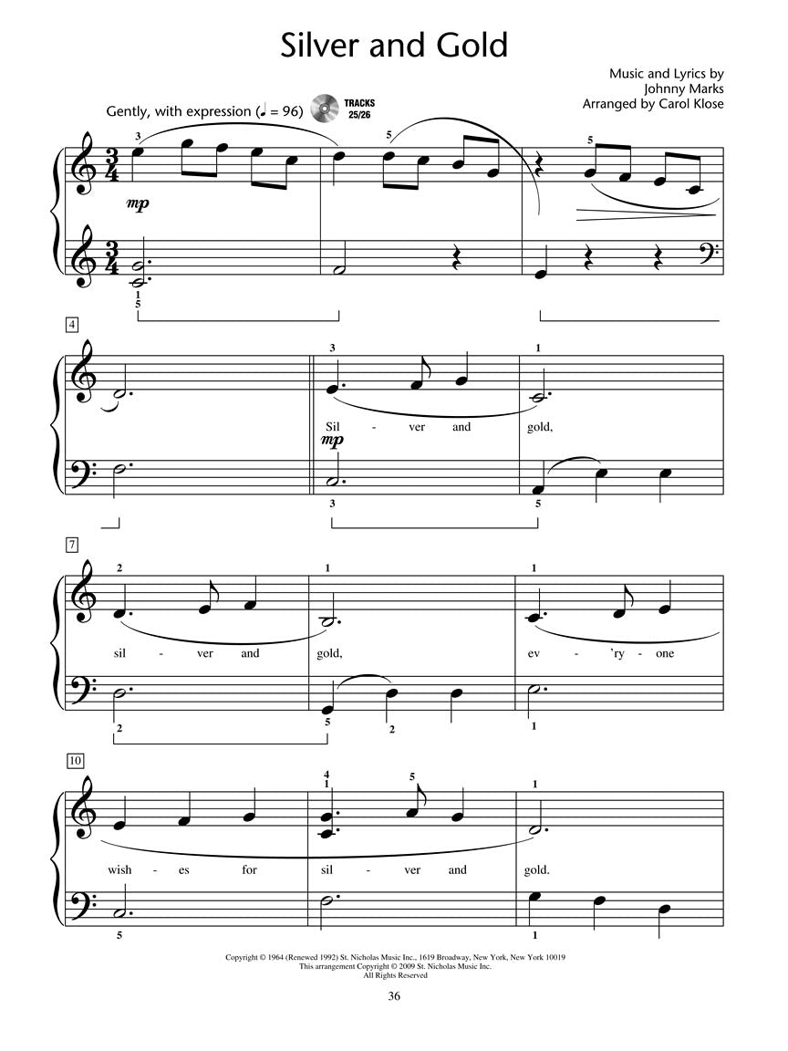 More Christmas Piano Solos - Level 3 - Hal Leonard Student Piano Library