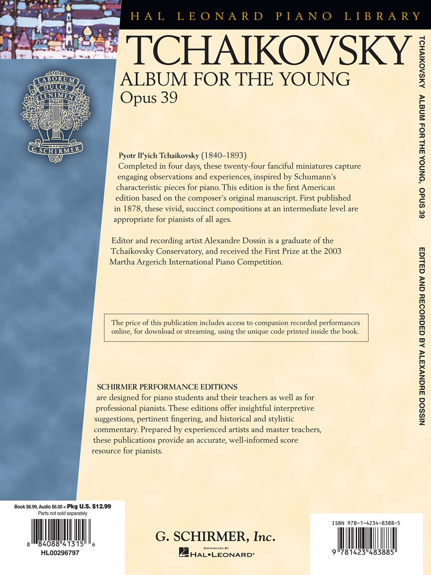 Tchaikovsky - Album for the Young, Op. 39
