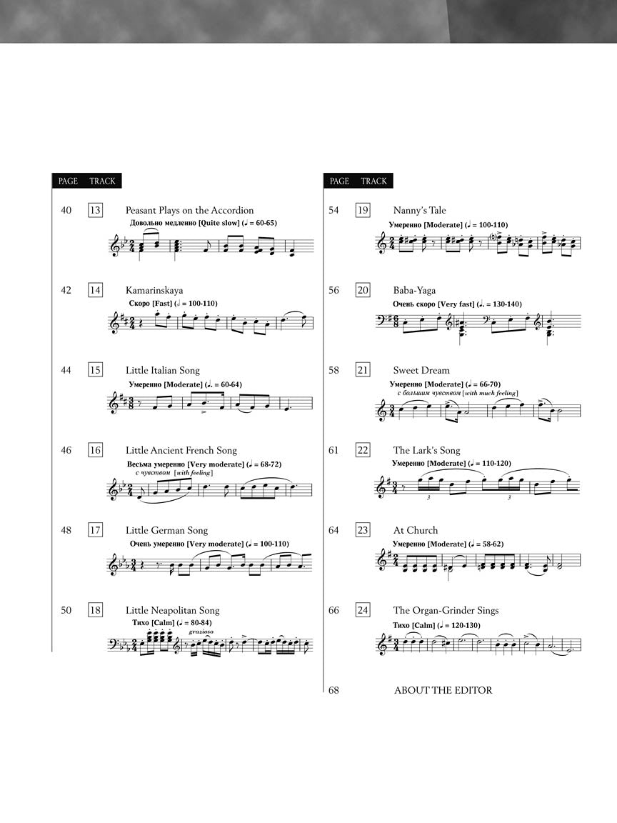 Tchaikovsky - Album for the Young, Op. 39