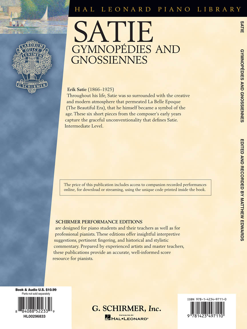 Satie Gymnopedies and Gnossiennes