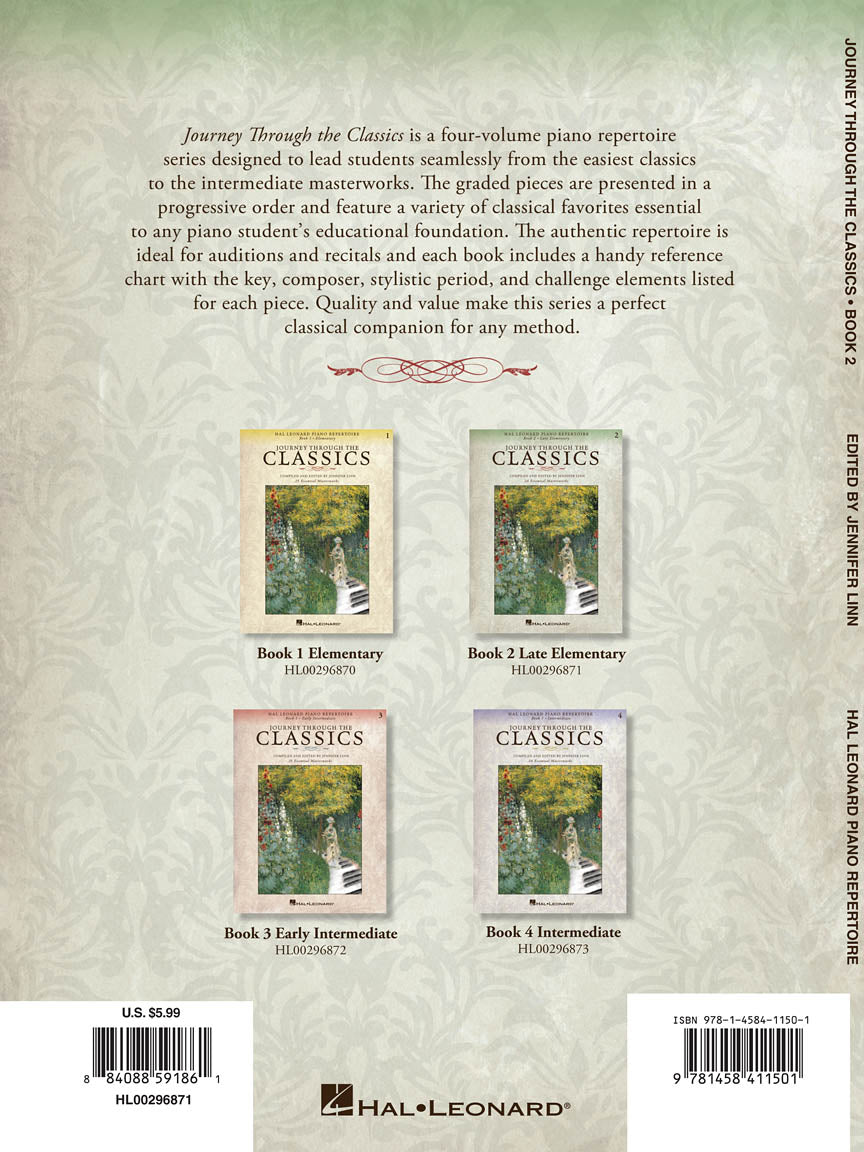 Hal Leonard Journey Through the Classics: Book 2 Late Elementary