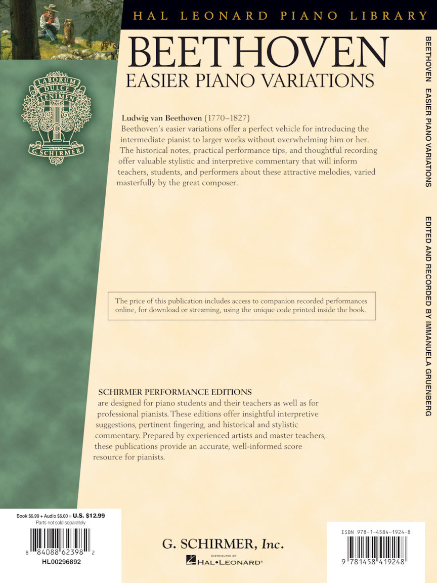 Beethoven - Easier Piano Variations