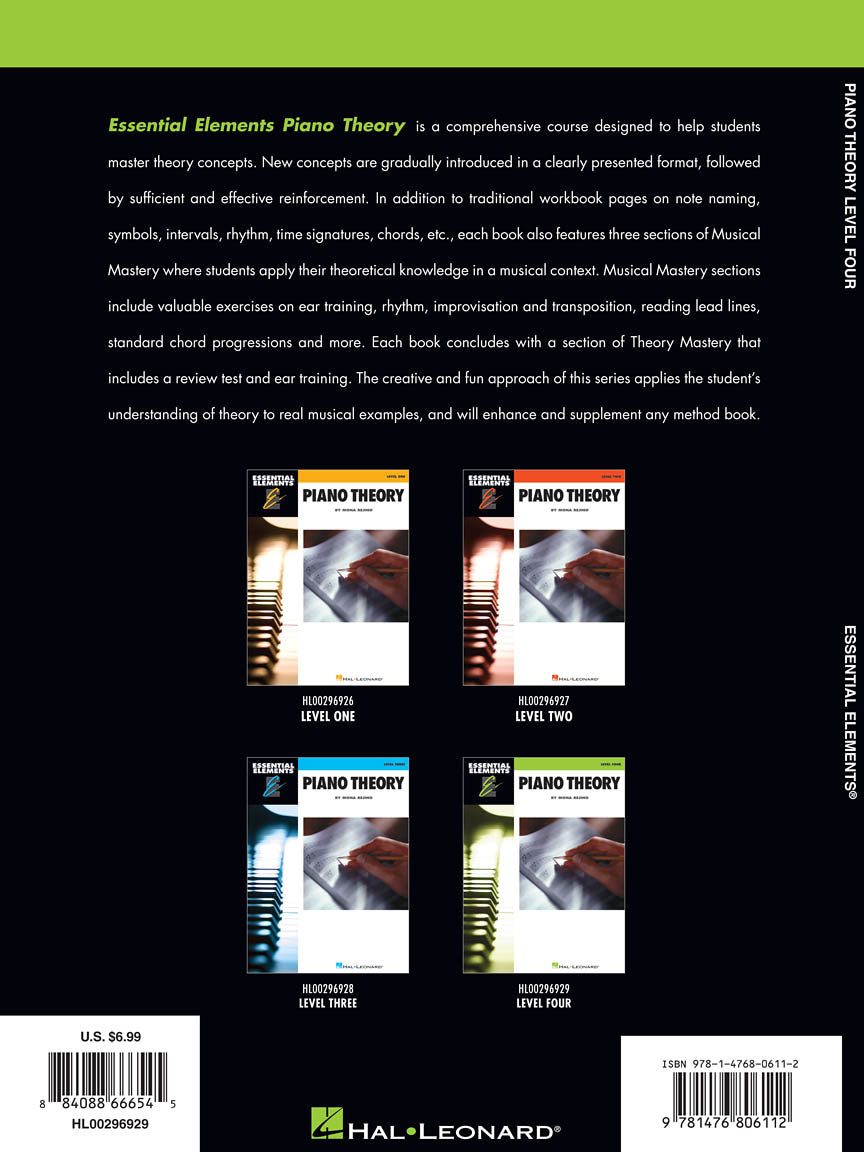 Essential Elements Piano Theory - Level 4