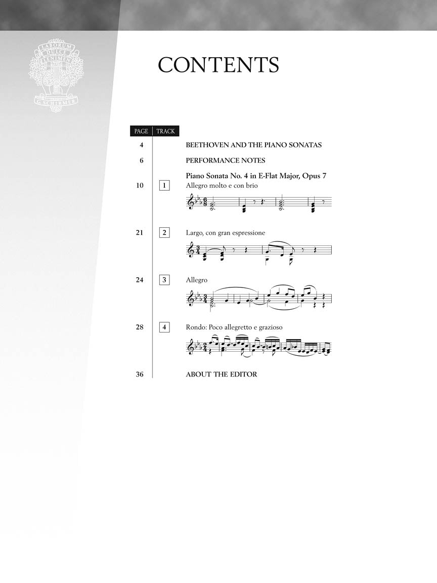 Beethoven - Sonata No. 4 in E-flat Major, Opus 7