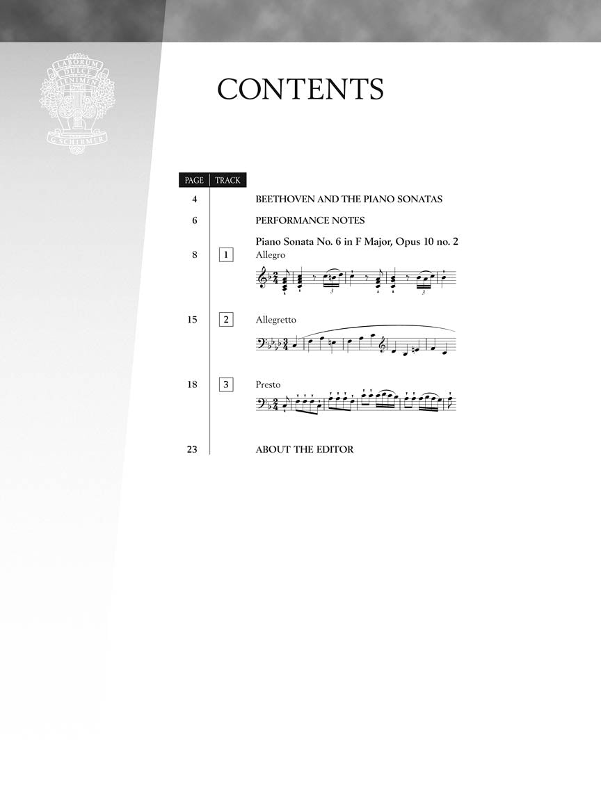 Beethoven - Sonata No. 6 in F Major, Opus 10, No. 2