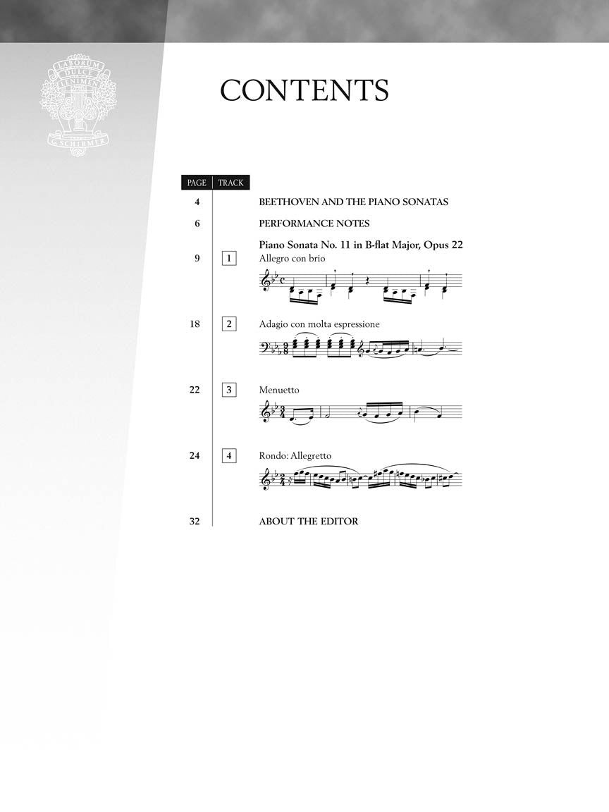 Beethoven - Sonata No. 11 in B-flat Major, Opus 22