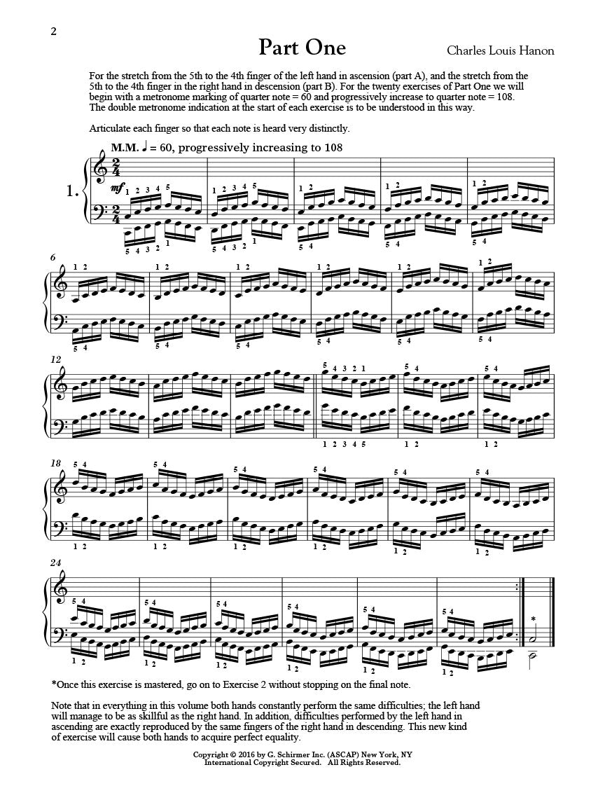 Hanon Virtuoso Pianist Complete - Schirmer Performance Editions