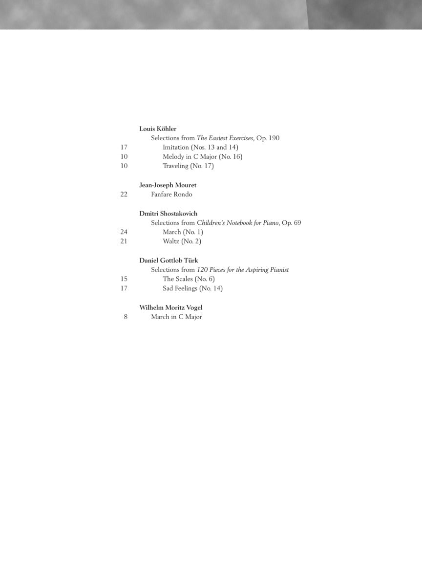 Baroque to Modern - Schirmer Performance Editions