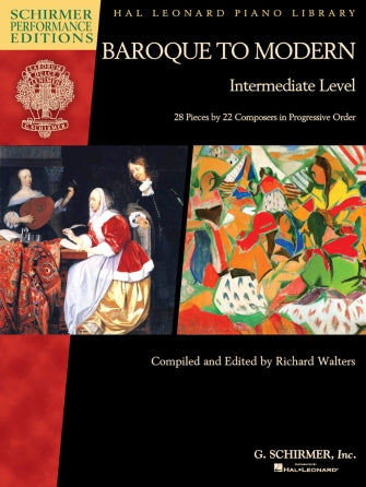 Baroque to Modern: Intermediate Level, edited by Richard Walters, G. Schirmer HL 00297107