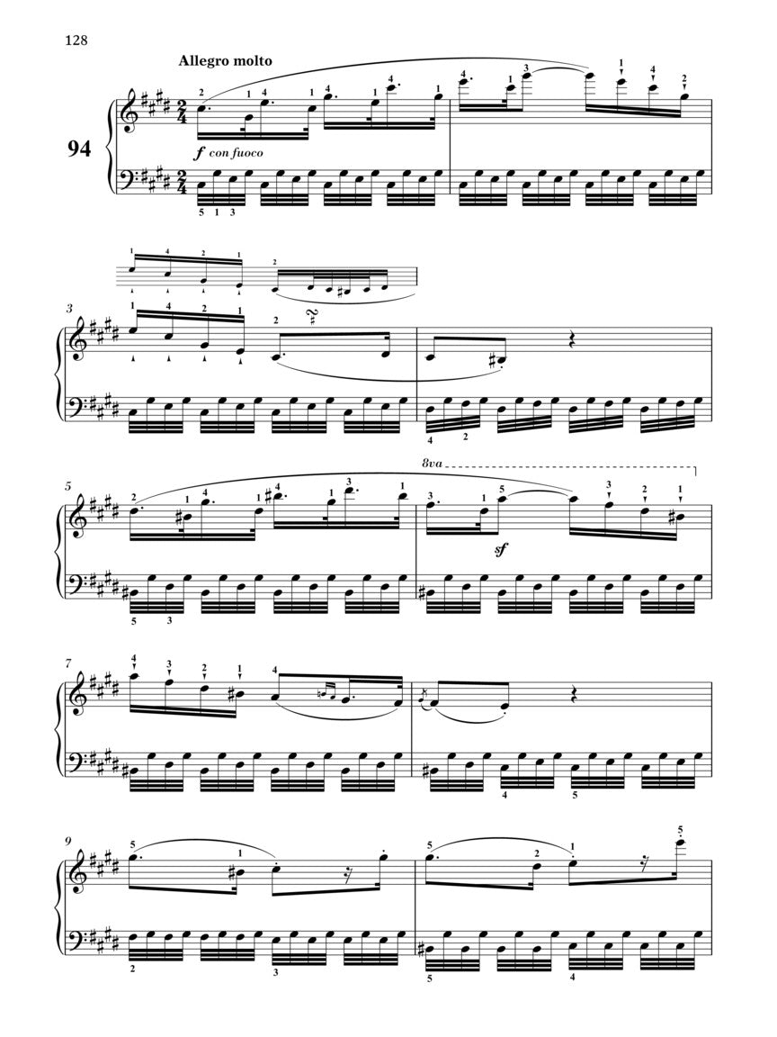 Czerny - One Hundred Progressive Studies for the Piano, Op. 139