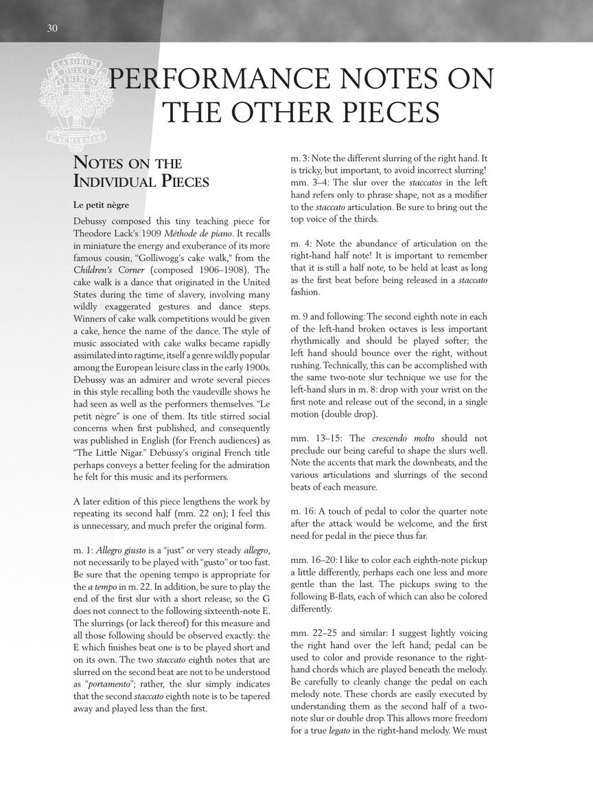 Debussy - 16 Piano Favorites - Schirmer Performance Editions