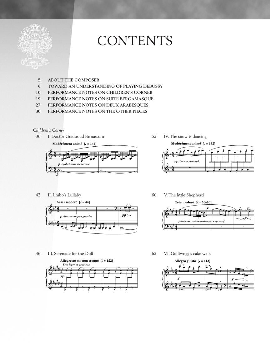 Debussy - 16 Piano Favorites - Schirmer Performance Editions