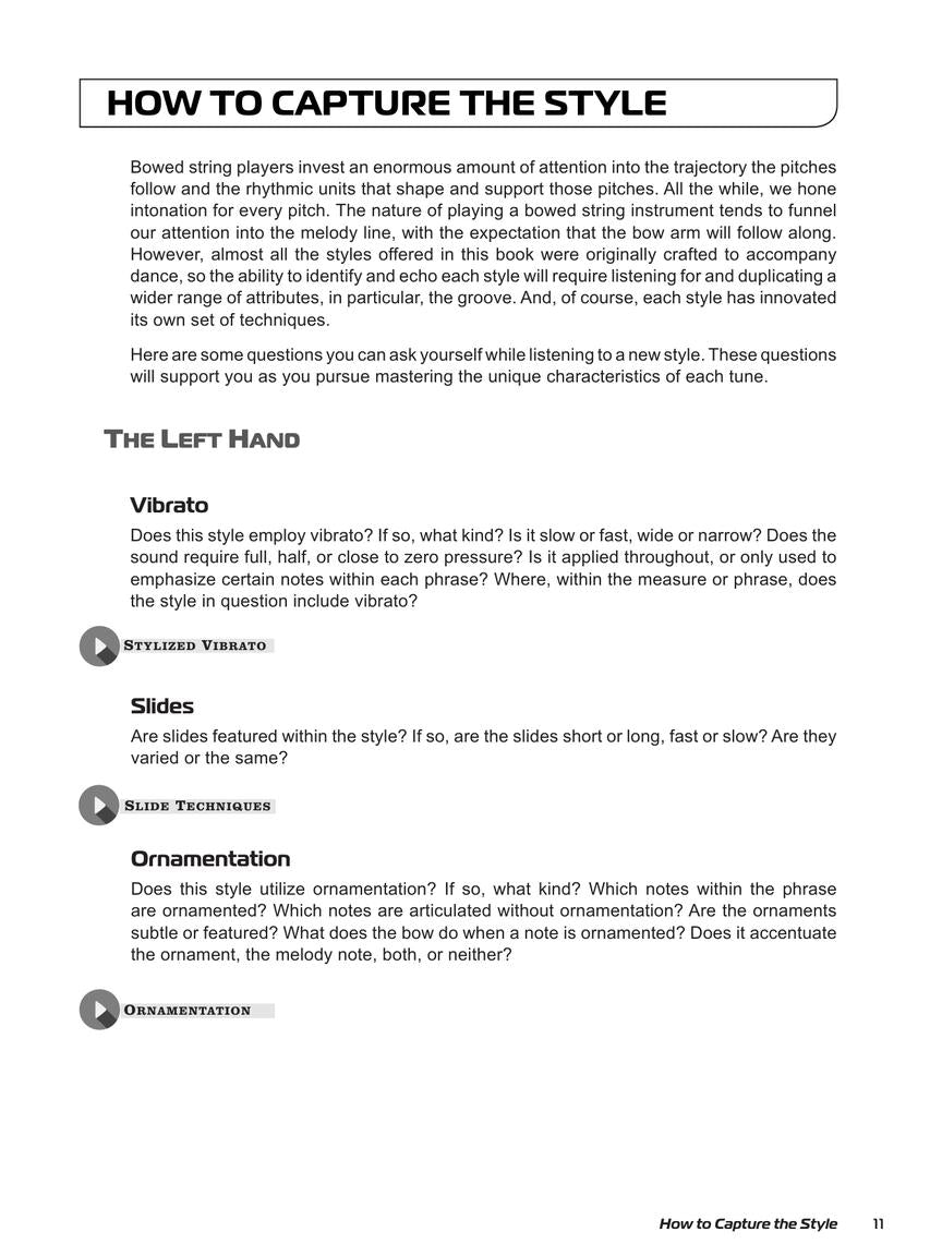 Festival of Violin & Fiddle Styles for Cello