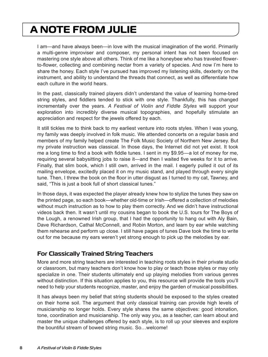 Festival of Violin & Fiddle Styles for Cello