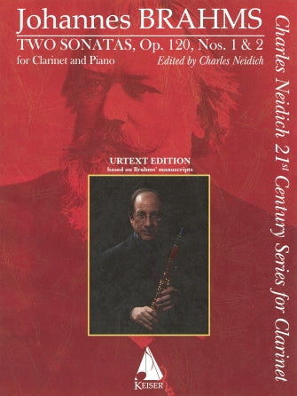Brahms: Two Sonatas, Op. 120, No. 1 & 2 for Clarinet and Piano