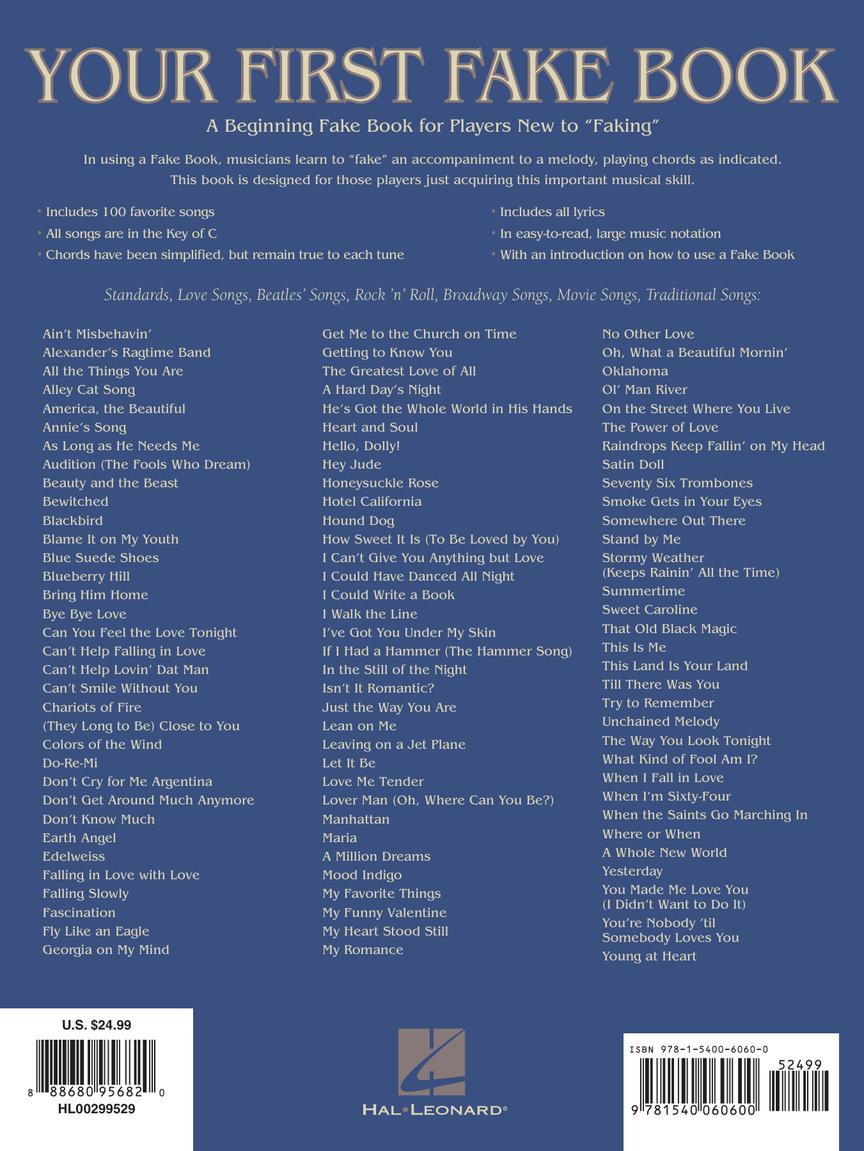 Your First Fake Book – 2nd Edition