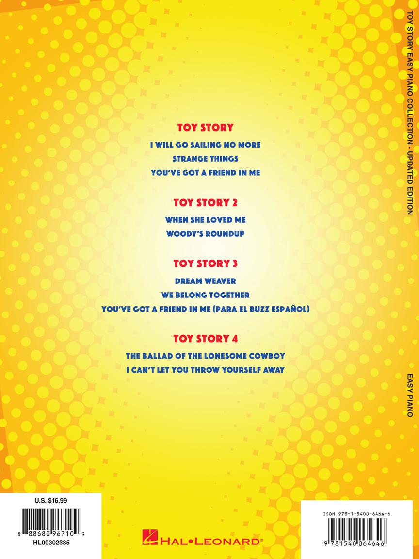 Toy Story Easy Piano Collection