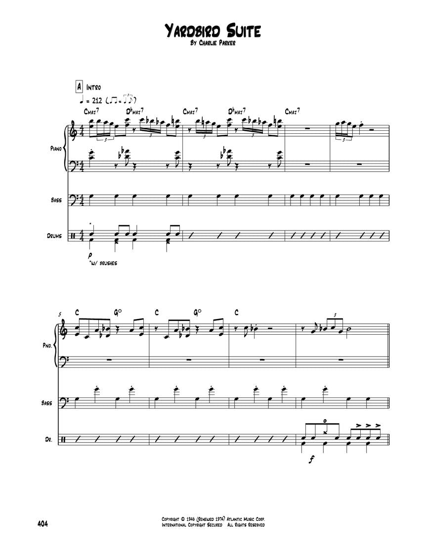 Charlie Parker – The Complete Scores