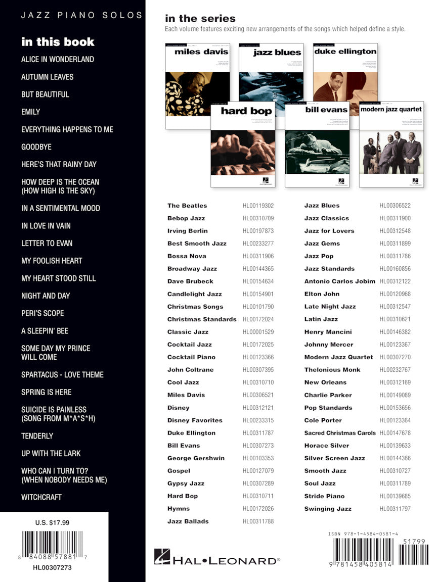 Evans, Bill - Jazz Piano Solos Series Vol. 19