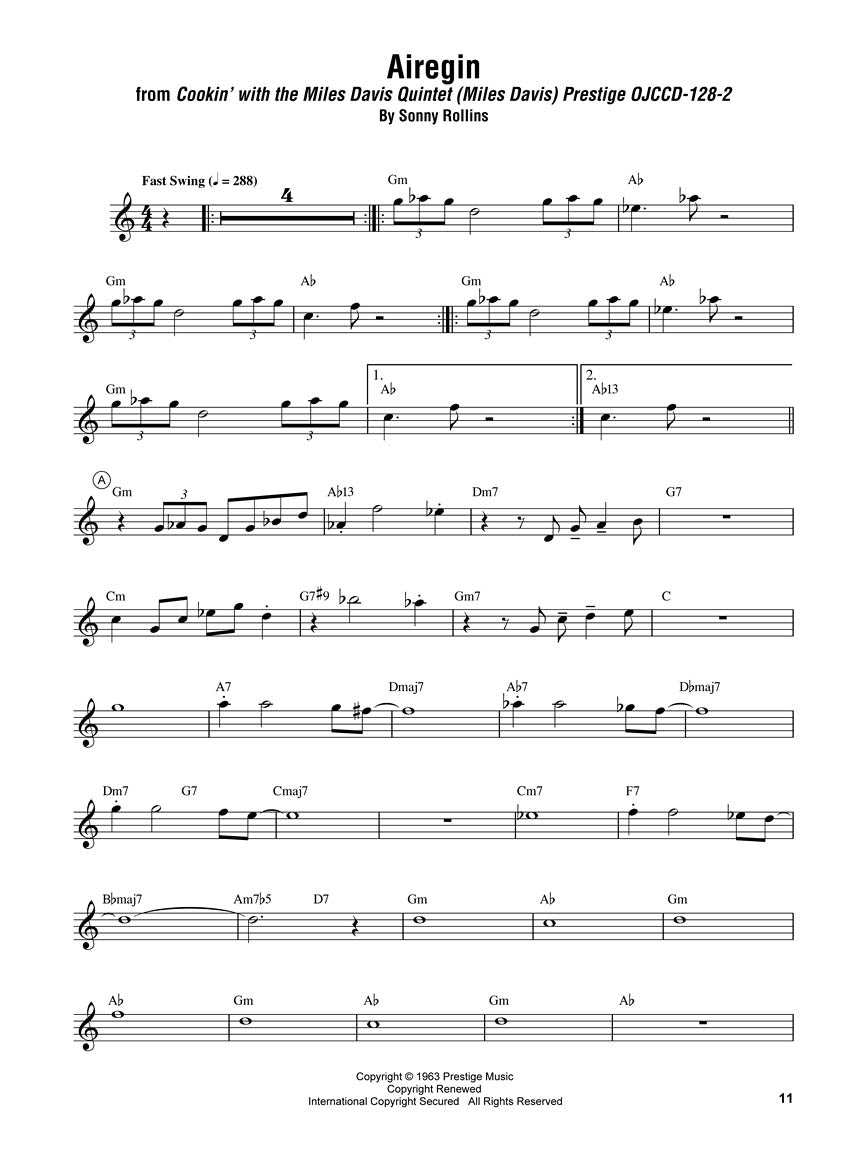 Coltrane, John - Omnibook for Bflat Instruments