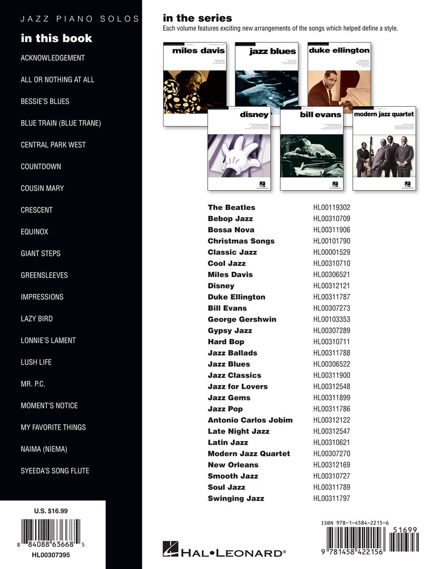 Coltrane, John - Jazz Piano Solos Series Vol. 24