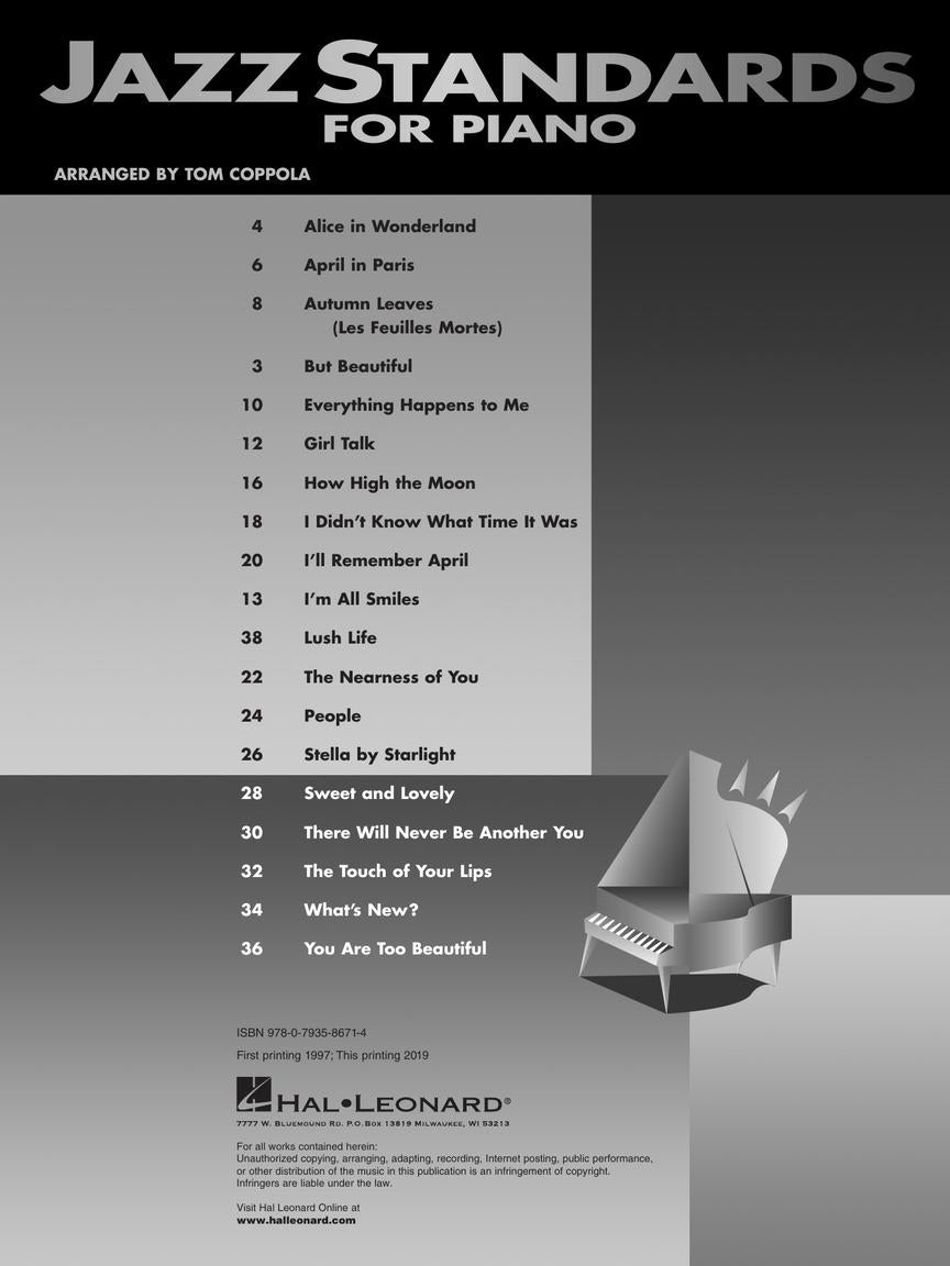 Jazz Standards for Piano