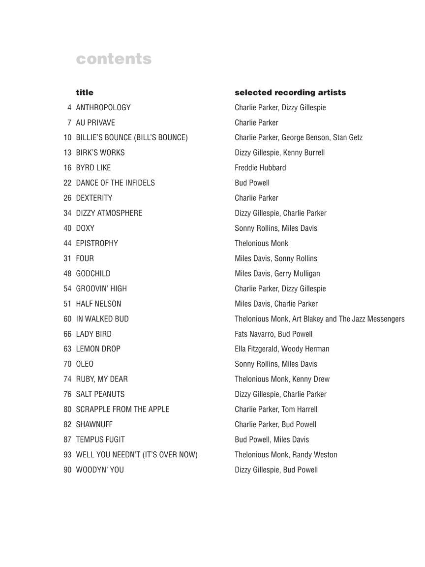 Bebop Jazz - Jazz Piano Solos, Vol. 4